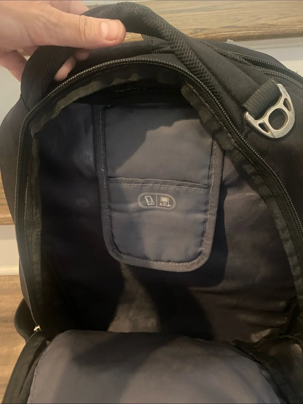 SwissGear Black Travel & Laptop Backpack with Multiple Pockets